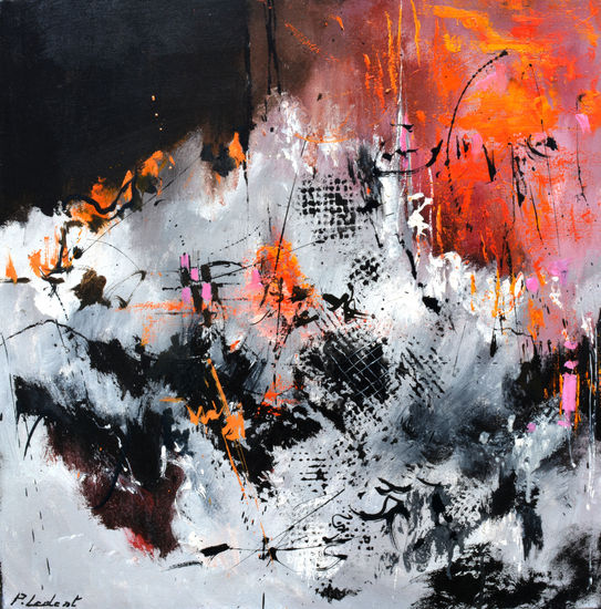 Red and black are always matching Óleo Lienzo Otros