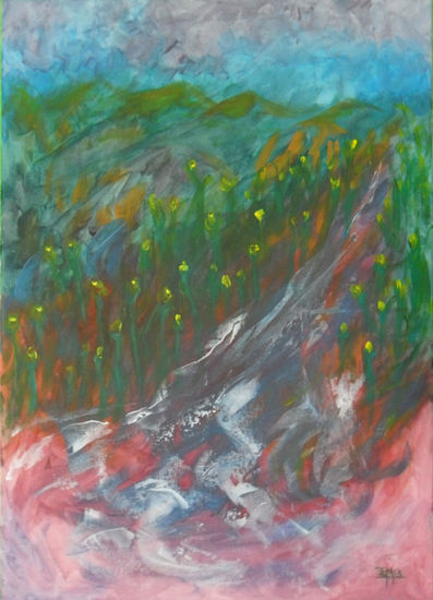 Flanqueo Fluvial Oil Canvas Landscaping