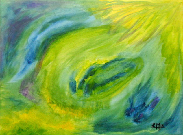 Pez Amarillo Óleo Lienzo Marina