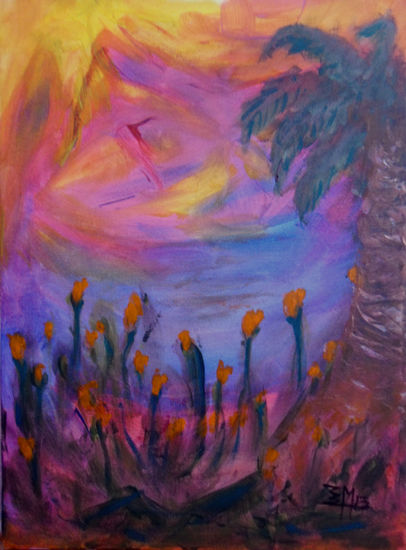 Gaviota Óleo Lienzo Paisaje