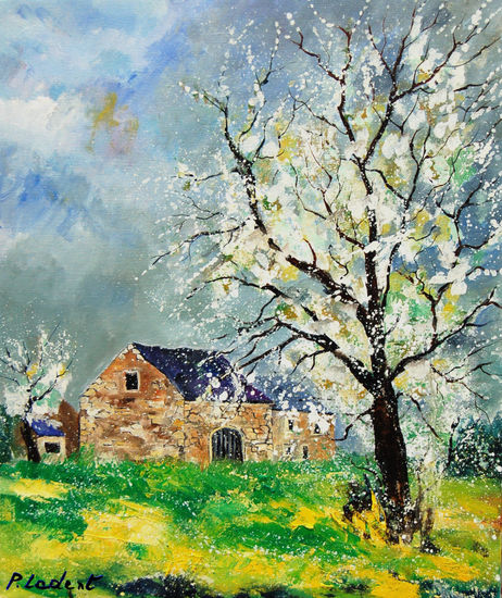 Spring Oil Canvas Landscaping