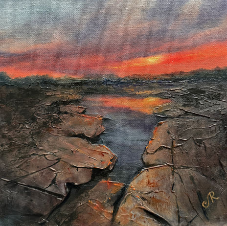 Paisaje Atardecer