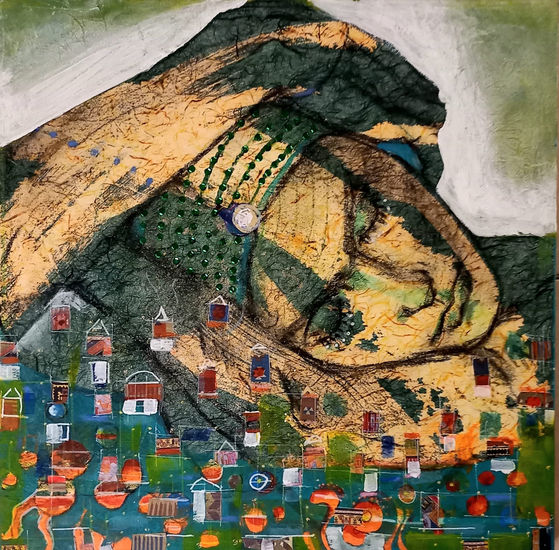 Pensamientos Media Mixta Lienzo Figura