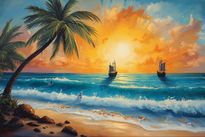 Dúo de Veleros al...