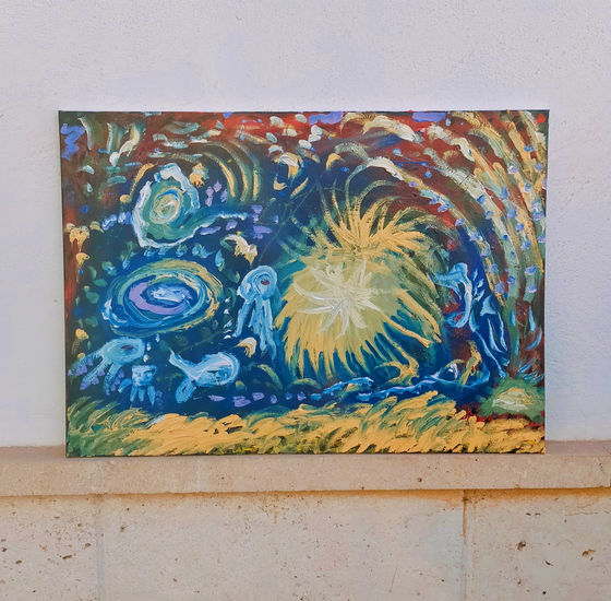 Alberto Óleo Lienzo Animales