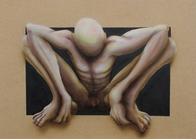 el peso de la duda Oil Others Figure Painting