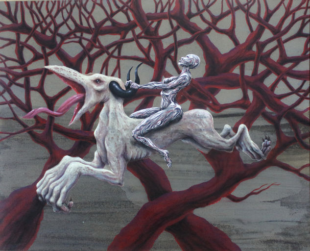 REPRIMIENDO A LA BESTIA Acrylic Panel Animals