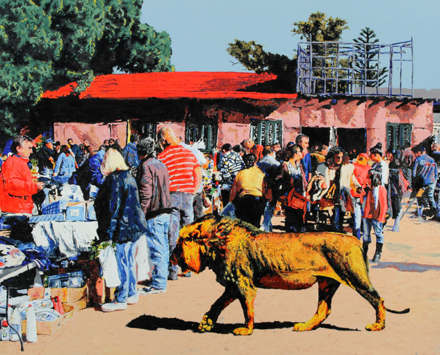 Y YO TAN SOLO big Acrílico Tabla Figura