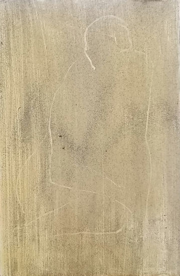 S/T Media Mixta Tabla Desnudos