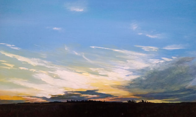 Atardecer Ruta 30 Acrylic Panel Landscaping