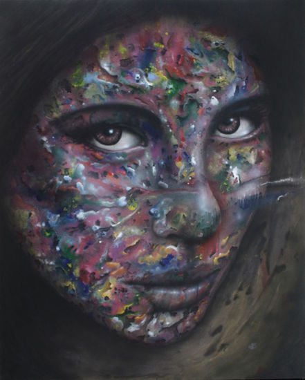 Felidae Media Mixta Tabla Retrato