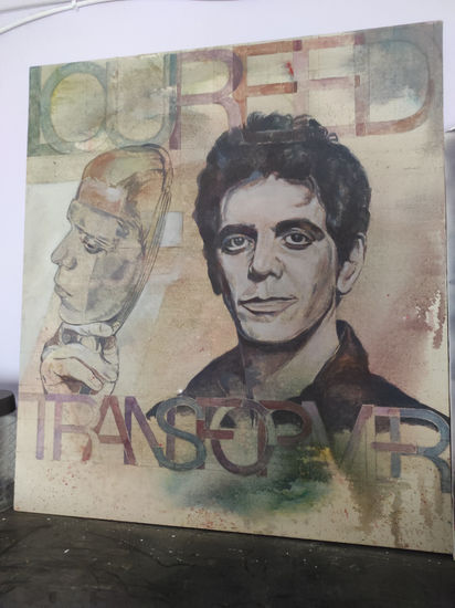 Lou Reed Acrílico Lienzo Retrato