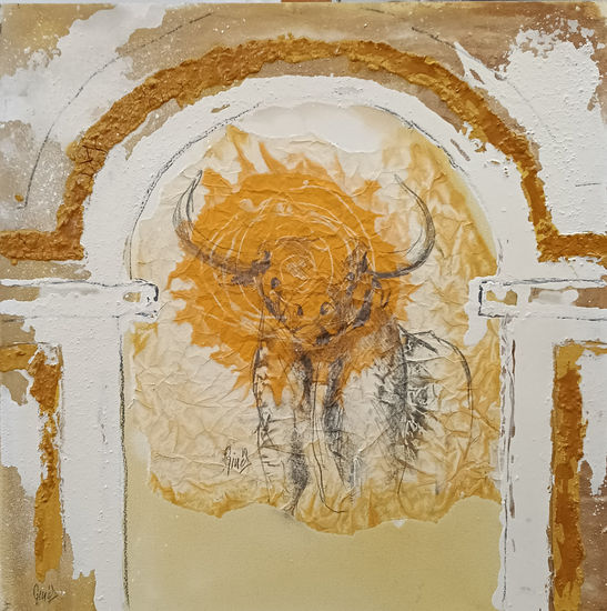 toro Mixed media Panel Animals