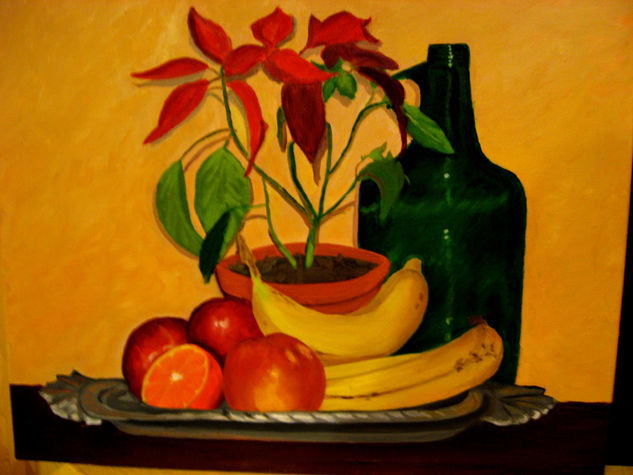 En la mesa Oil Canvas Still Life Paintings