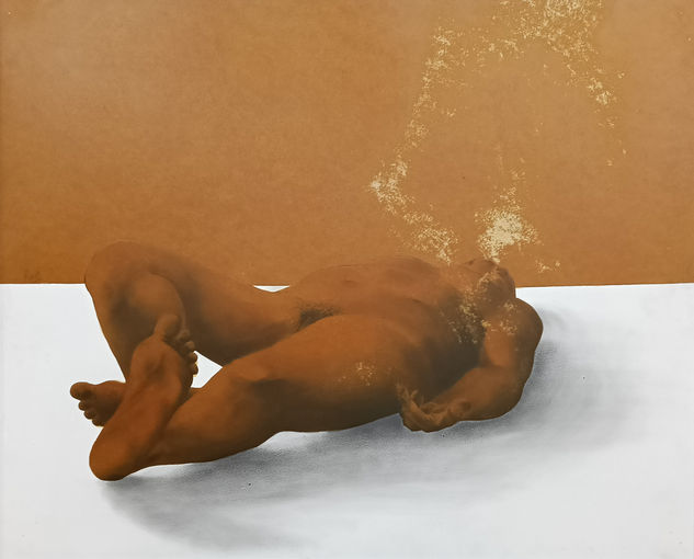 S/T Media Mixta Tabla Desnudos