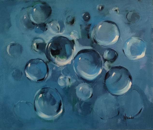 Burbujas Oil Canvas Others
