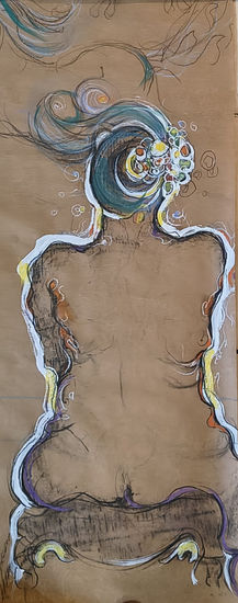 Attraction 2 Media Mixta Papel Desnudos