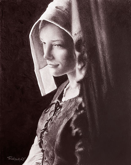 Girl at a Portière