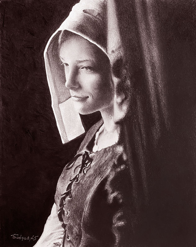 Girl at a Portière