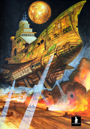 Linserax Parte 14 Acrylic Paper Figure Painting