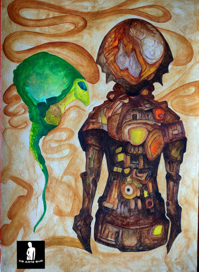 Linserax Parte 15 Acrylic Paper Figure Painting