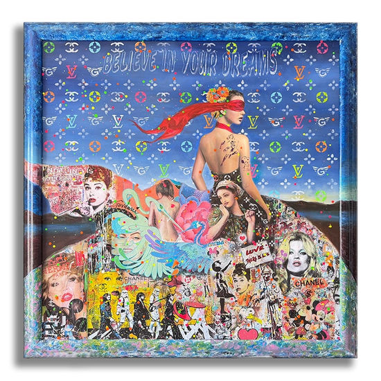 Haute Couture Oil Canvas Figure Painting