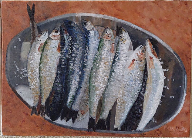 Sardinas Oil Canvas Animals