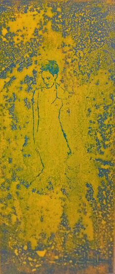 Doncella Acrylic Canvas Figure Painting