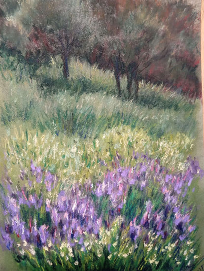 Algun lugar Pastel Paper Landscaping