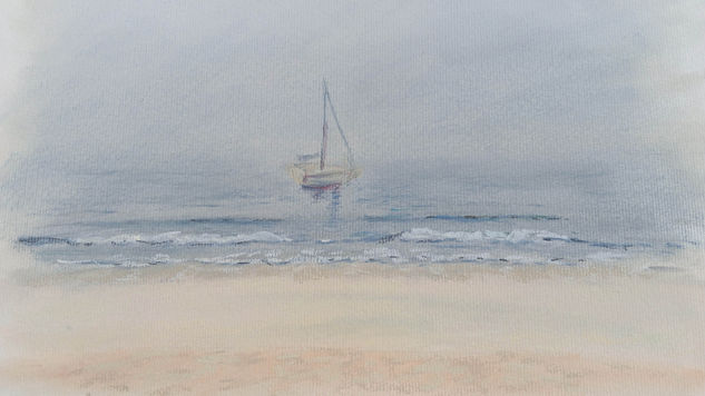 Niebla desde Viño Pastel Paper Landscaping