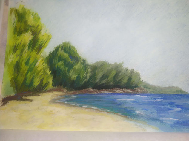 playa en BUEU Pastel Paper Landscaping