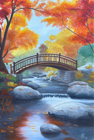 OTOÑO Óleo Lienzo Paisaje