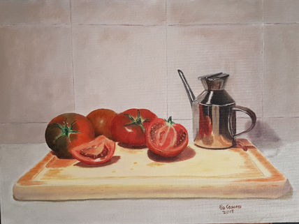 Tomates, tabla y...