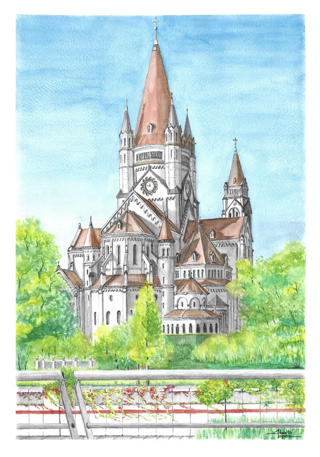 Viena, iglesia de San Francisco de Asís