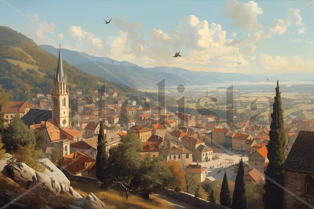 Horizonte del valle dorado 