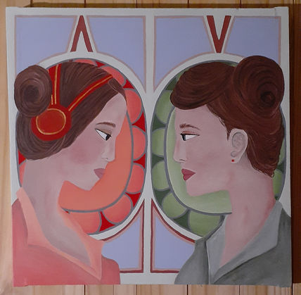 "Las dos ella"