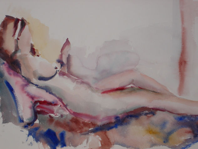 Desnudo Watercolour Card