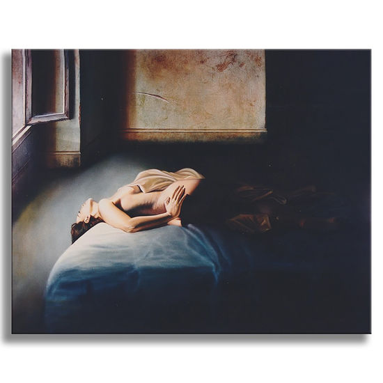 The Return - Original Painting on Canvas Oil Canvas Figure Painting