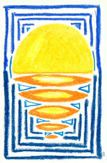 Intense Sunrise Lápiz