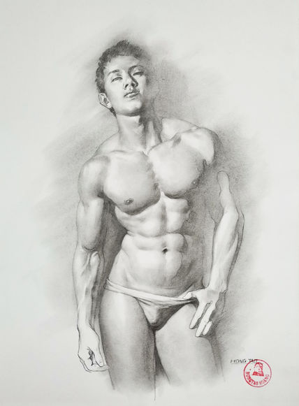 Asian male model