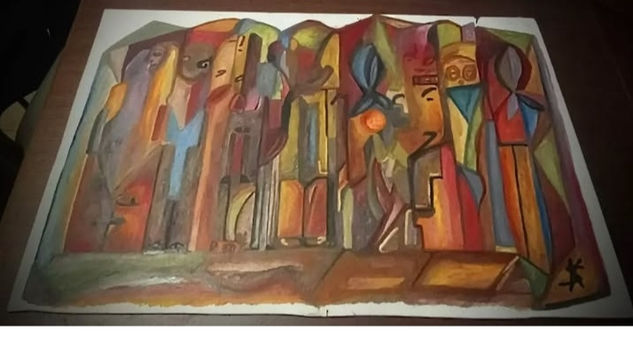 ¡Sin defensas argumentativas! Óleo Tabla Otros