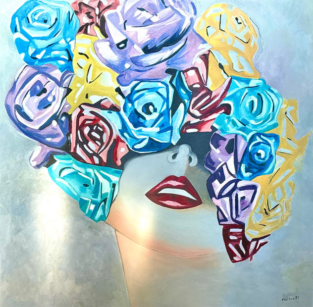 Mujer en flor
