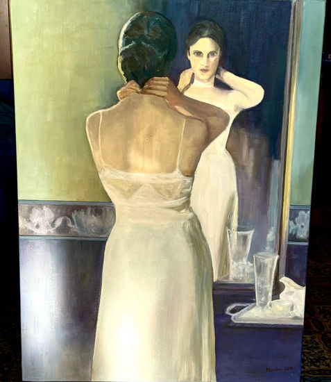 Cuando me miro Óleo Lienzo Retrato