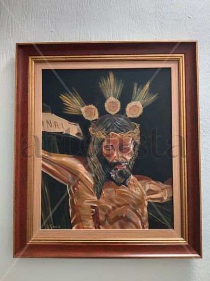 Cristo de Dalías Oil Canvas Figure Painting