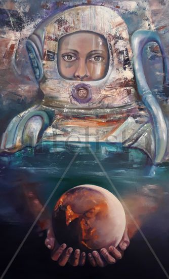 Ingrávida esperanza Óleo Tela Otros