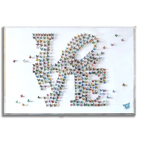 Early Love - Original 3D Wall Sculpture Mixed Mixed