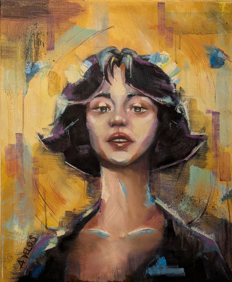 Domina Lux Oil Canvas Portrait