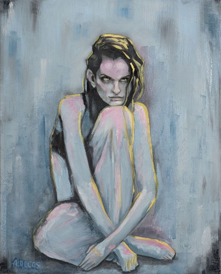 Numb Media Mixta Lienzo Retrato