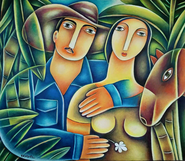 Primavera Óleo Lienzo Retrato