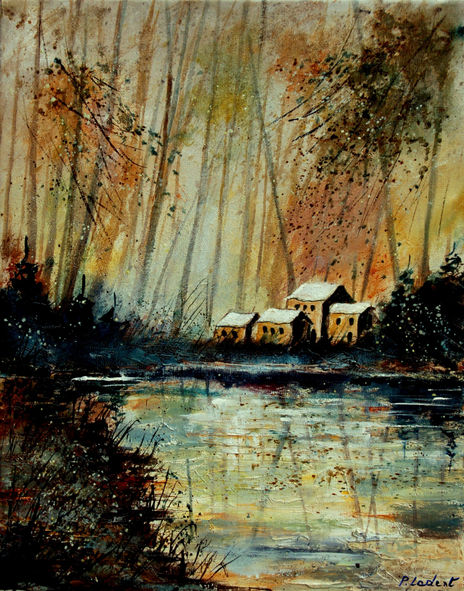Autumn by the lake